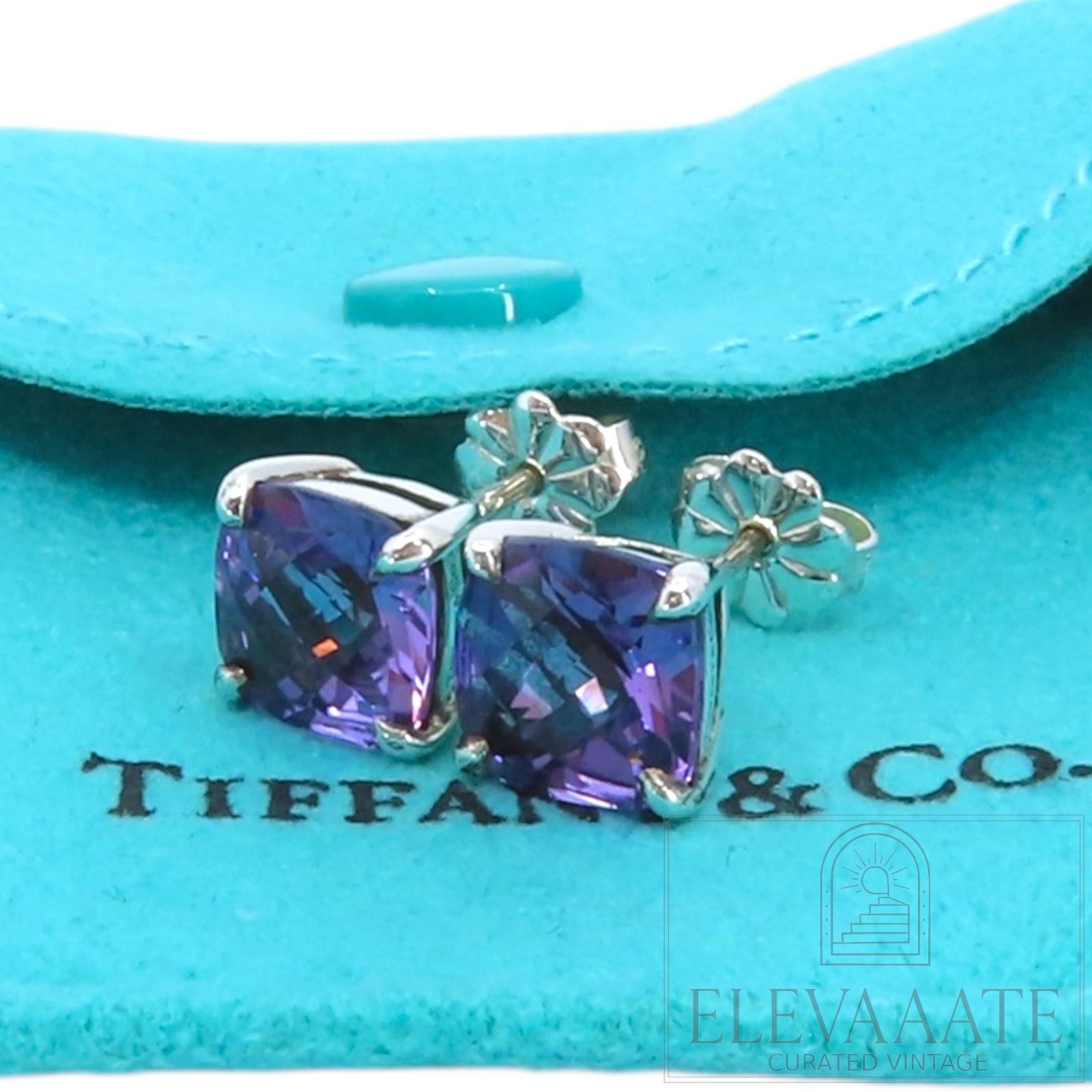 希少 美品 Tiffany&Co. ティファニー スパークラー アメジスト