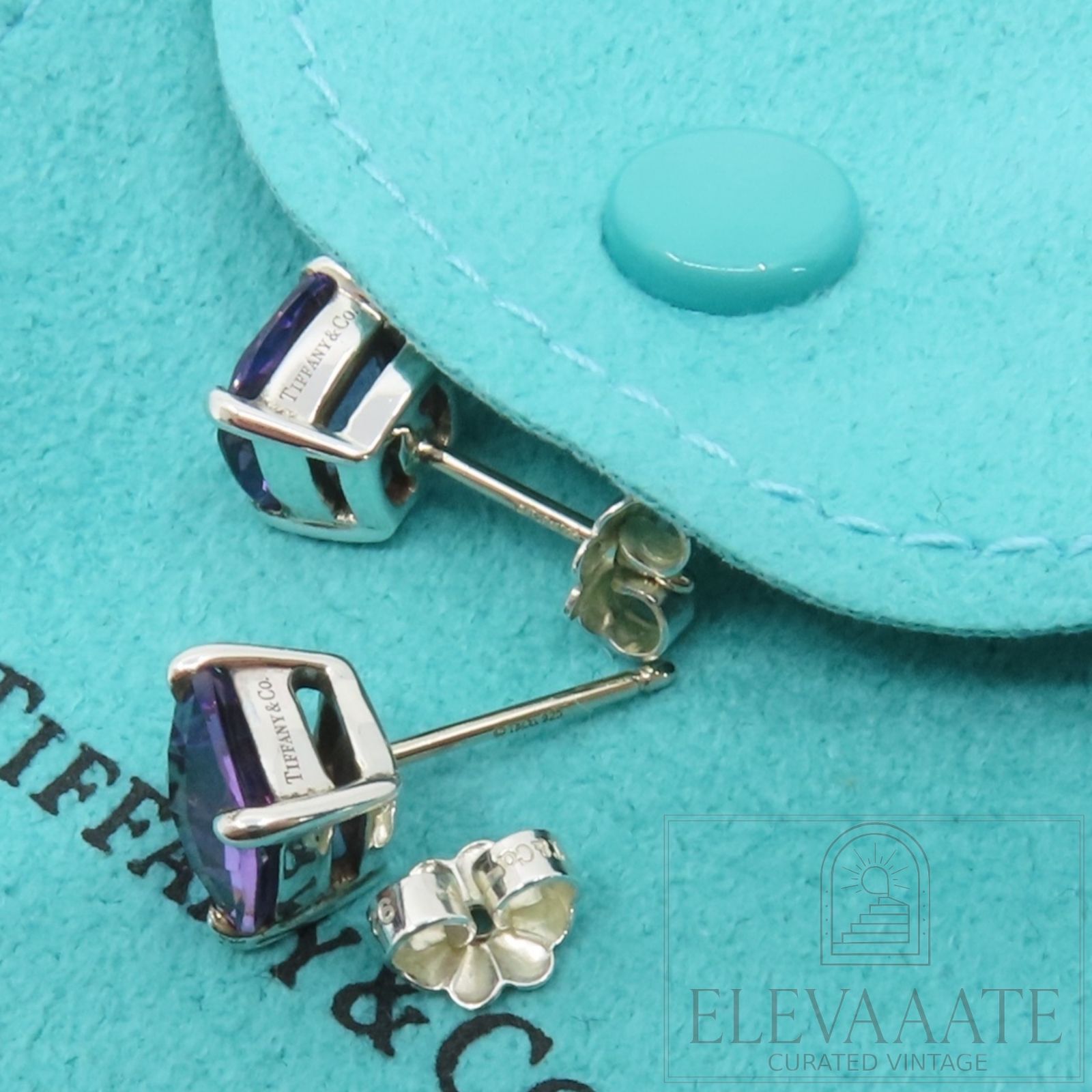 希少 美品 Tiffany&Co. ティファニー スパークラー アメジスト