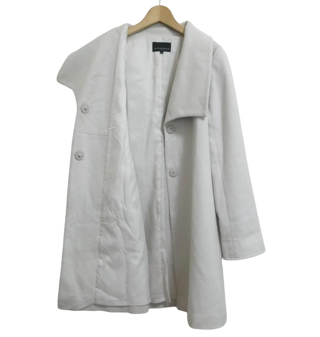 美品 エムプルミエ ギンザ M-PREMIER GINZA ロングコート チェスター 