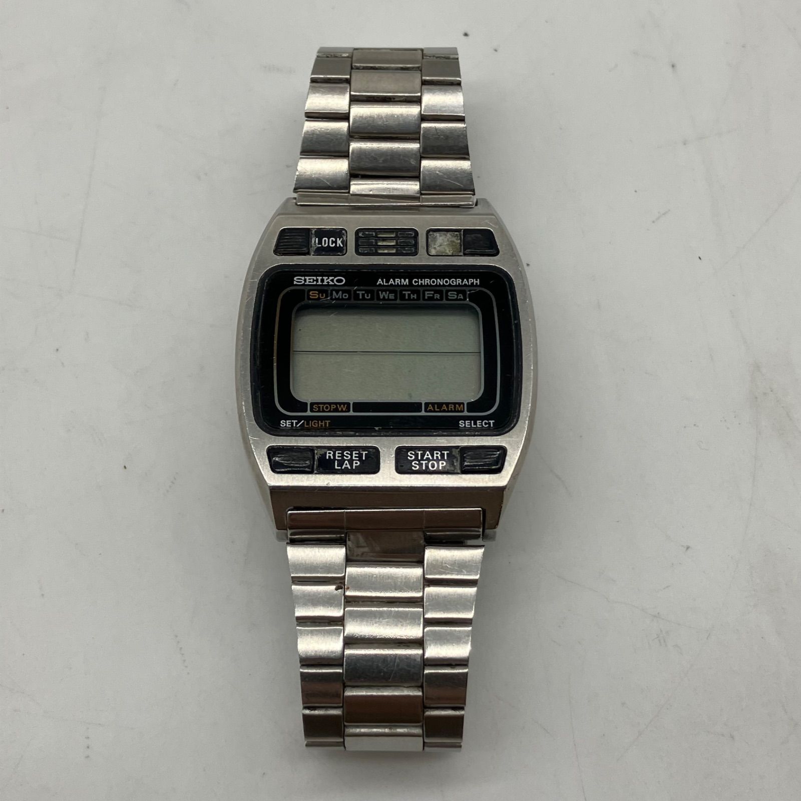 HDN372【訳あり】SEIKO 腕時計 アラームクロノグラフ ヴィンテージ 