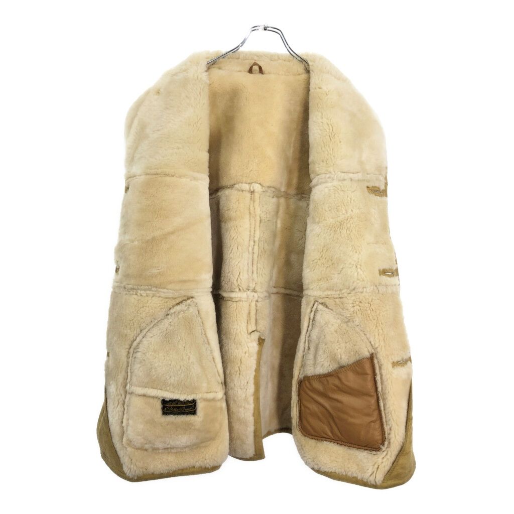 70年代 Eddie Bauer エディーバウアー ムートンレザー ハーフコート