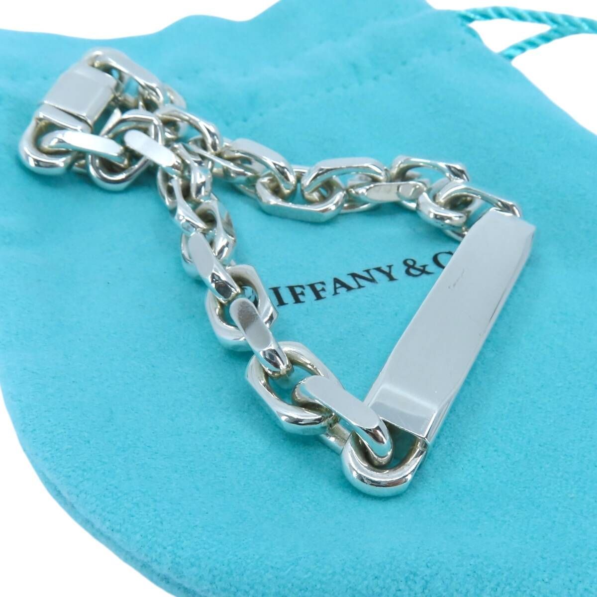 希少 美品 Tiffany&Co. ティファニー メイカーズ I.D. チェーン メンズ 