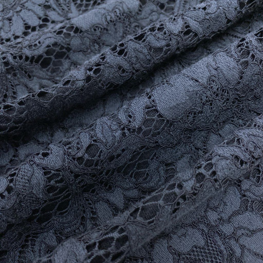 4a9 VALENTINO ヴァレンティノ レースニットワンピース ハイネック