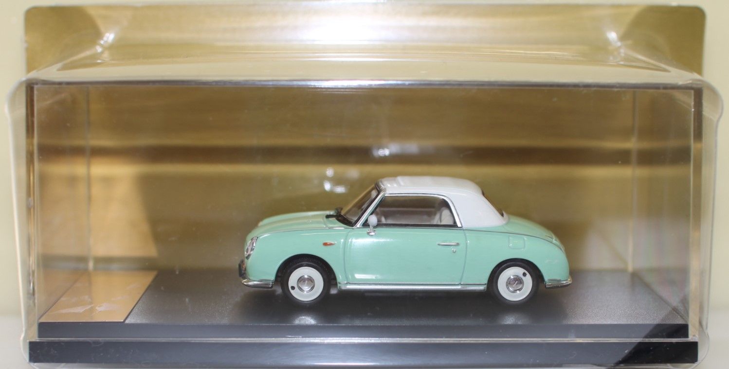 USED 未開封 1/43 国産名車プレミアムコレクション 日産 フィガロ 1991