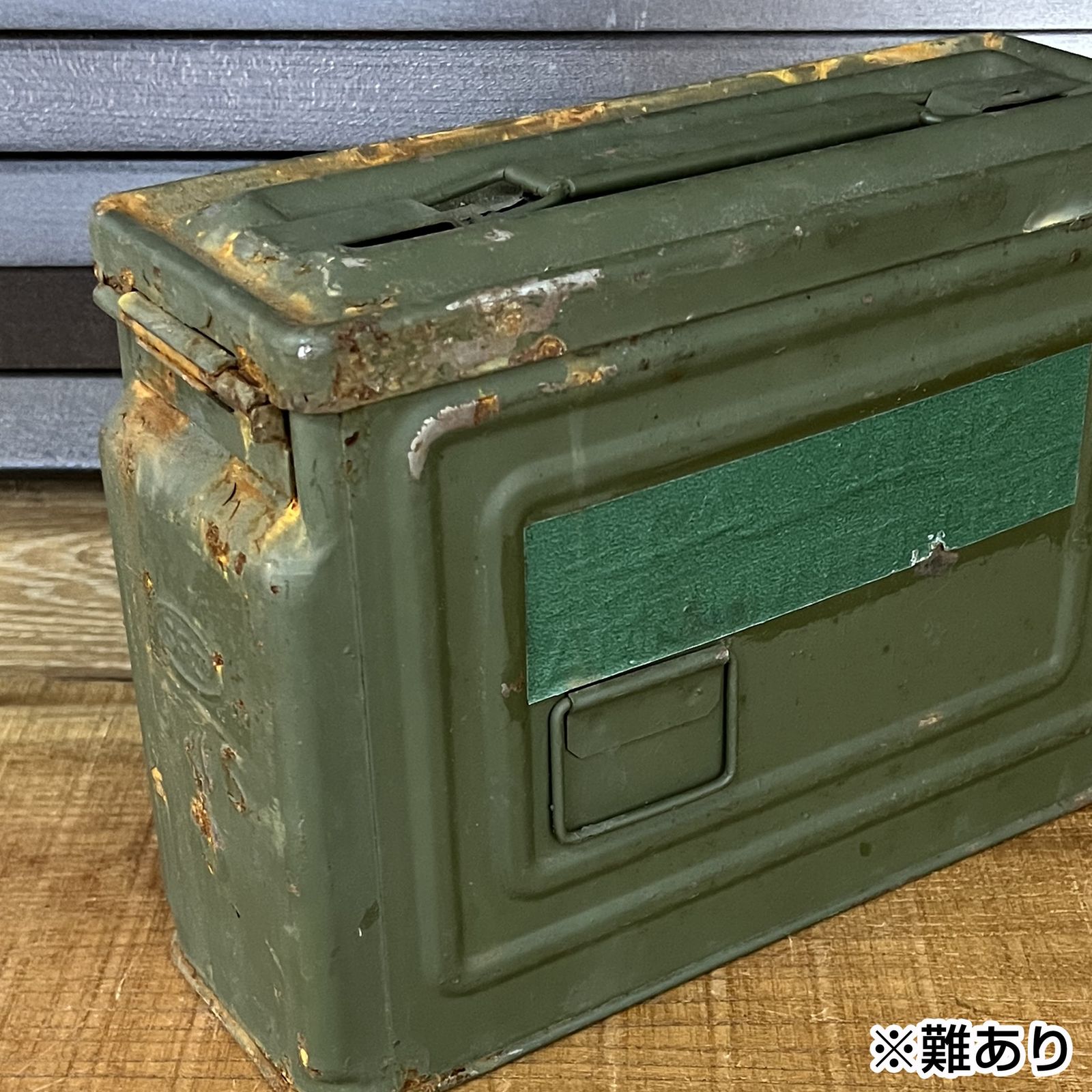 米軍放出品 アモカン WW2 M2 Cal. 30/7.62 NATO 弾薬箱 [ 難あり