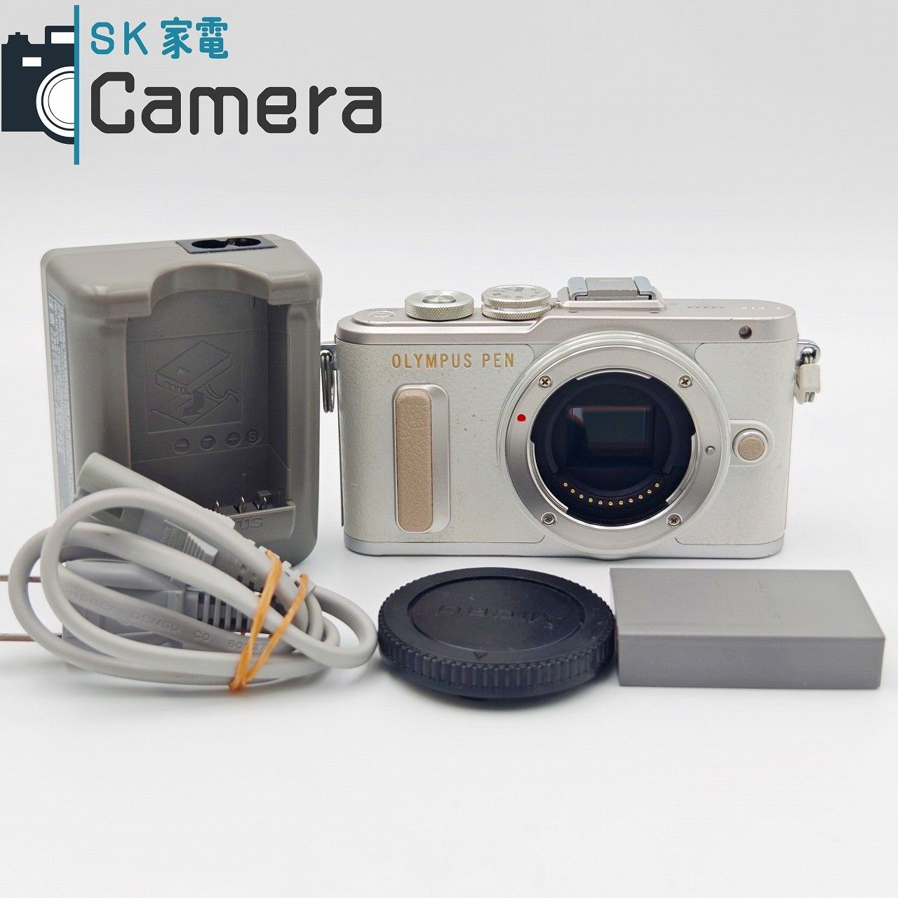 中古】 OLYMPUS PEN E-PL8 ミラーレス一眼 ショット数約9000回