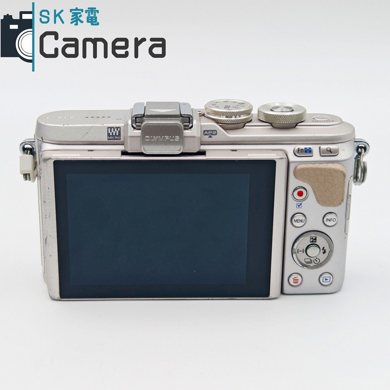 中古】 OLYMPUS PEN E-PL8 ミラーレス一眼 ショット数約9000回