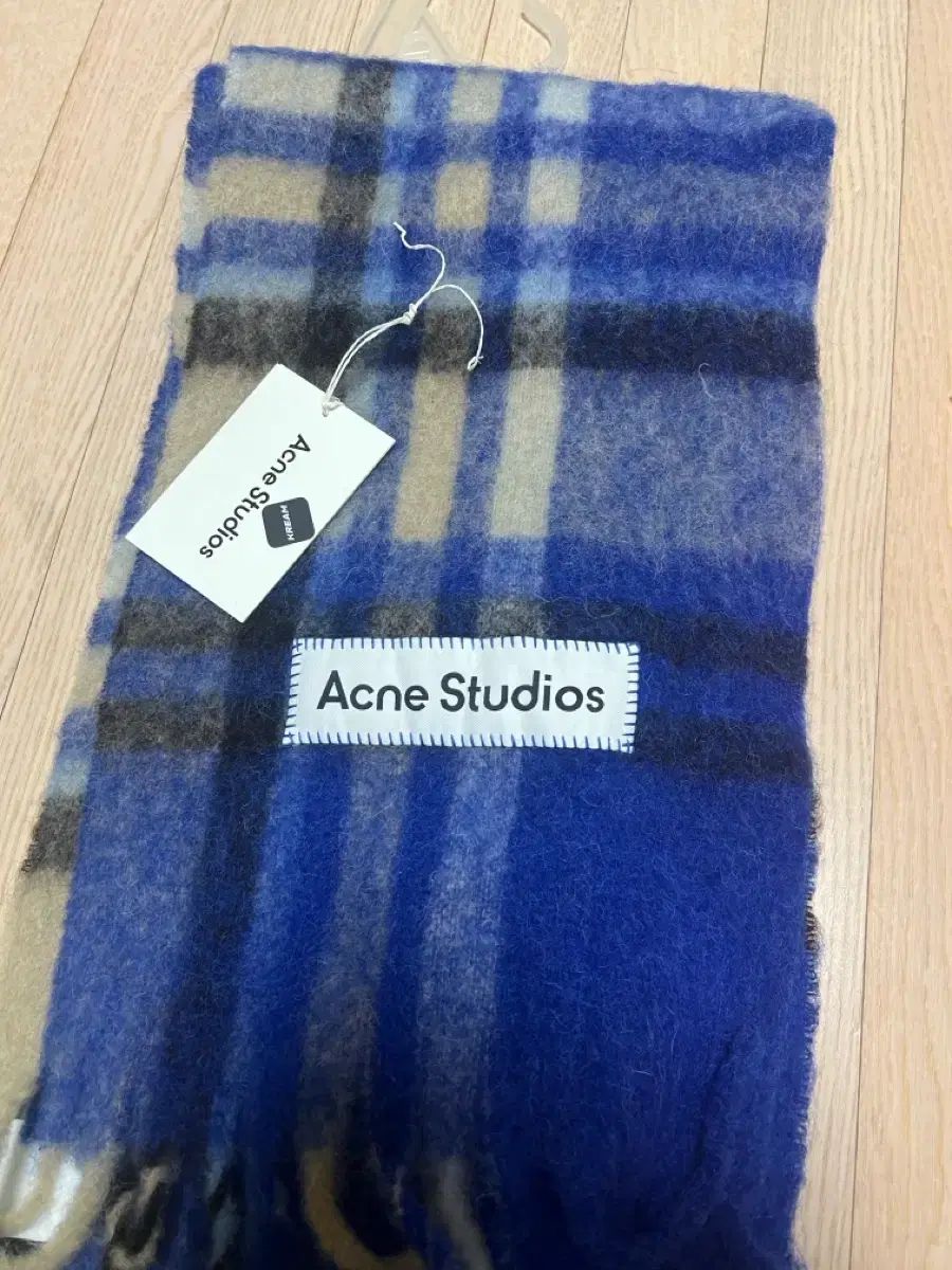 Acne Studios アクネストゥディオズ モヘア マフラー ブルー ベージュ