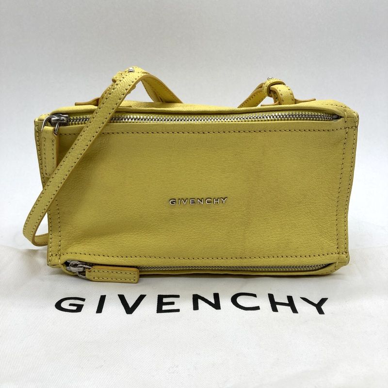 GIVENCHY ジバンシィ ハンドバッグ イエロー ヴィンテージ ゴールド金具 GIVENCHY ジバンシィ ハンドバッグ イエロー ヴィンテージ ゴールド金具
