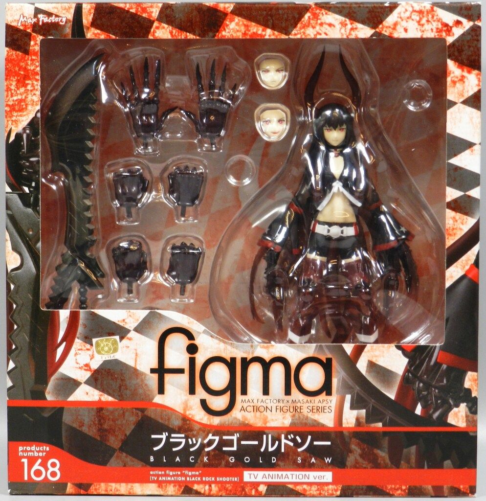 MAXFACTORY figma TV ANIMATION BLACK ROCK SHOOTER ブラックゴールド