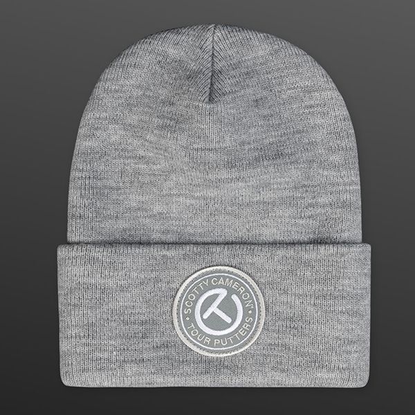 スコッティキャメロン サークル T パッチ ニットキャップ ヘザー