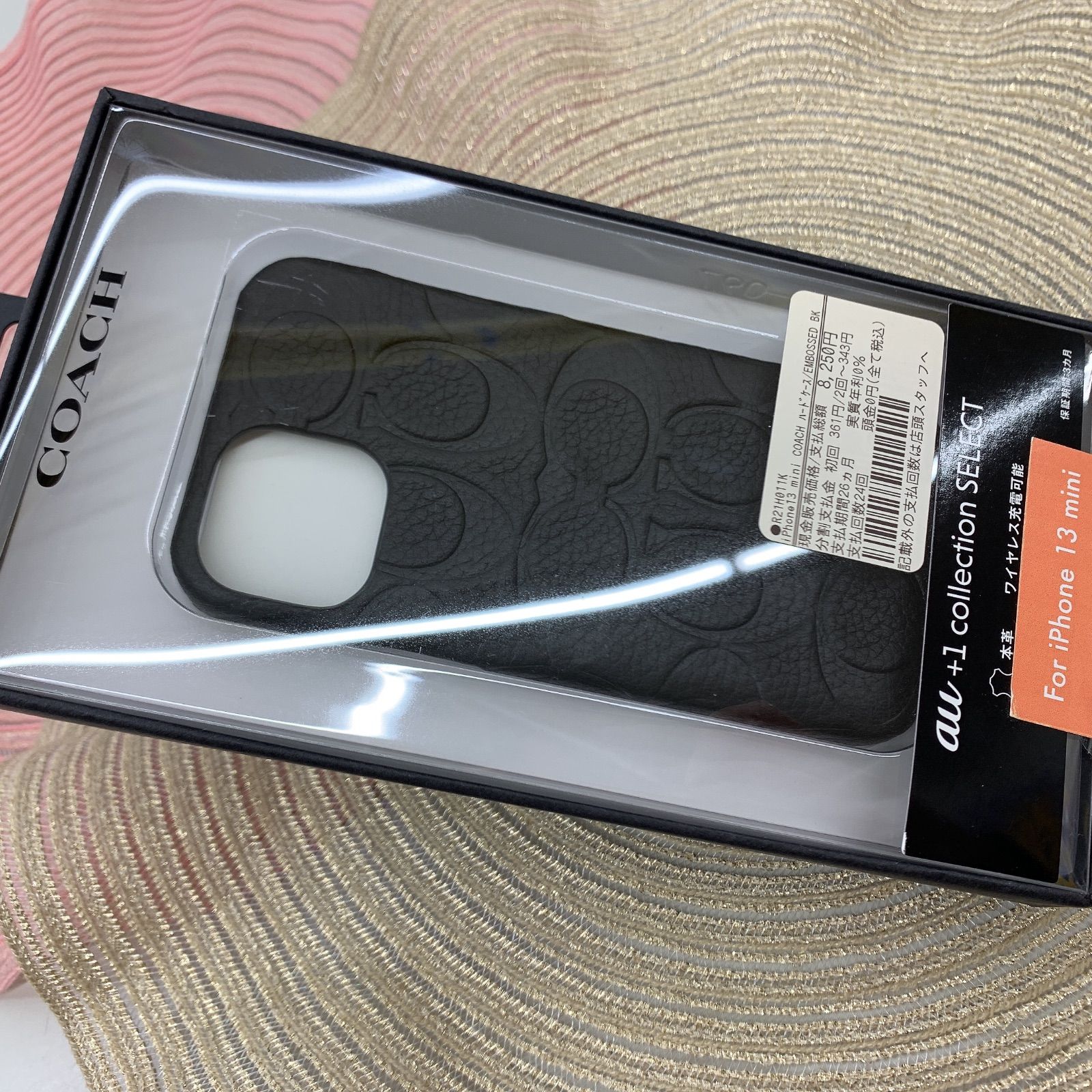 新品未使用☆iPhone13mini COACH ケース ブラック 679 - メルカリ
