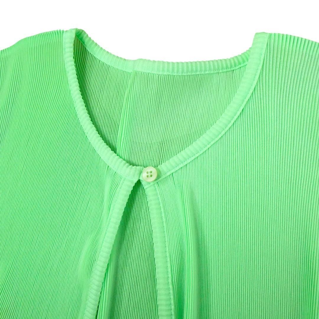 PLEATS PLEASE ISSEY MIYAKE - 美品 プリーツプリーズ イッセイミヤケ プリーツ 1B 半袖 カーディガン 美品 プリーツプリーズ イッセイミヤケ PLEATS PLEASE ISSEY MIYAKE