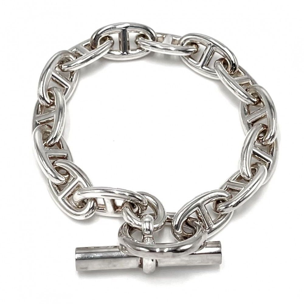 在庫一掃】 エルメス ブレスレット メンズ シェーヌダンクルGM