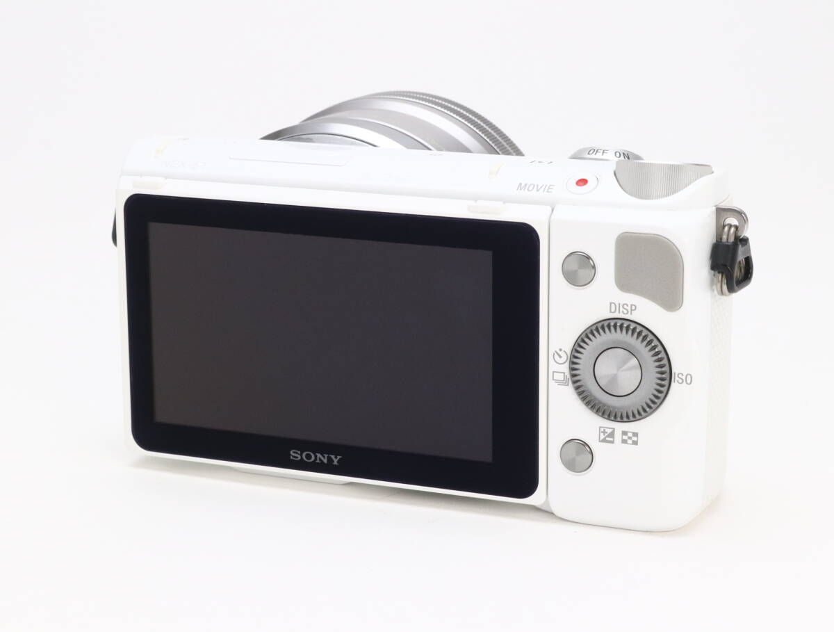 AB- (良品) SONY α NEX-5T E PZ 16-50mm F3.5-5.6 OSS ホワイト レンズ