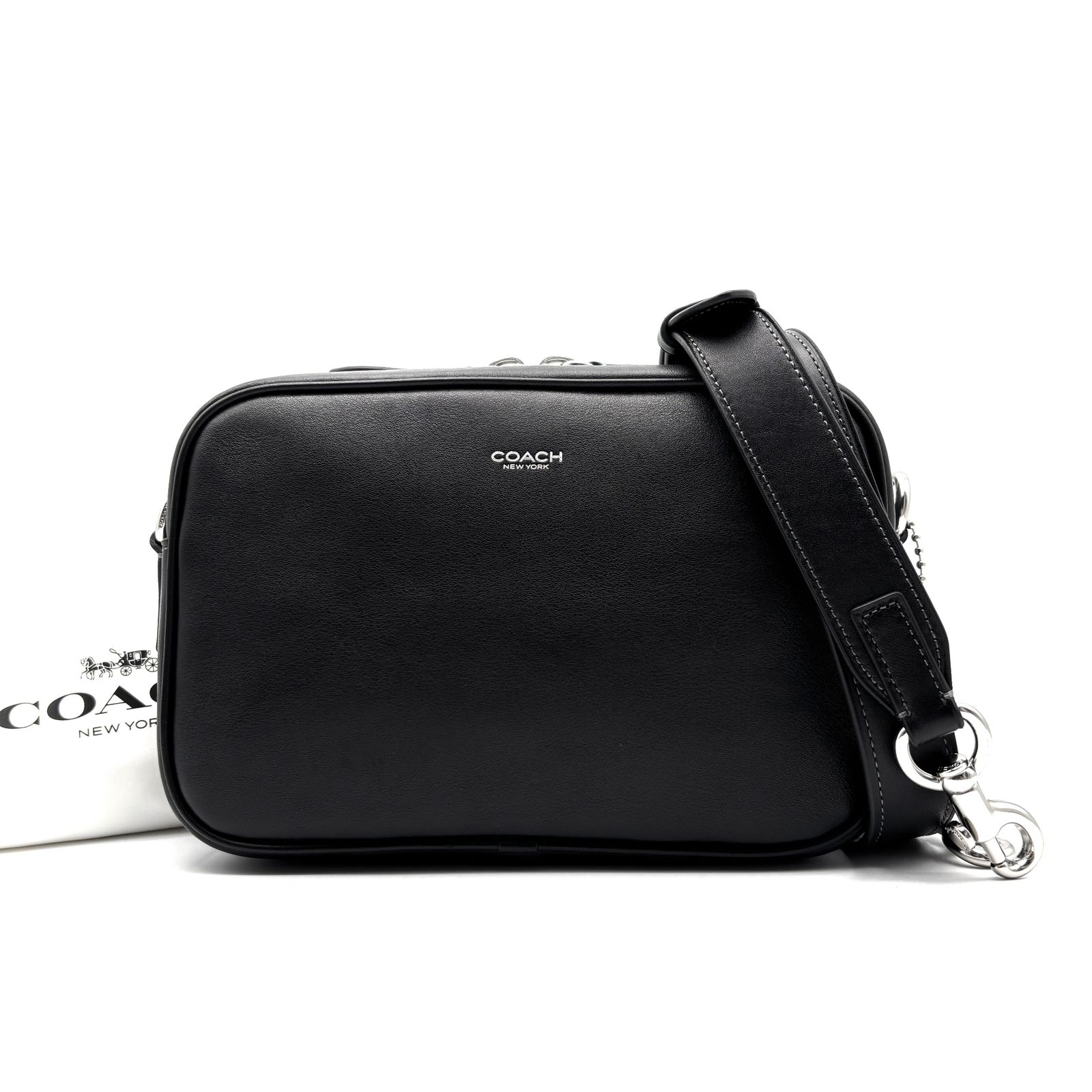 coach クロスボディ カメラバッグ ショルダーバッグ 黒 未使用 コーチ 