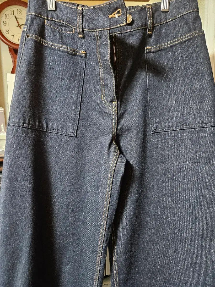 더한섬 The HANDSOME SYSTEM 와이드 WIDE 데님 DENIM 팬츠 PANTS