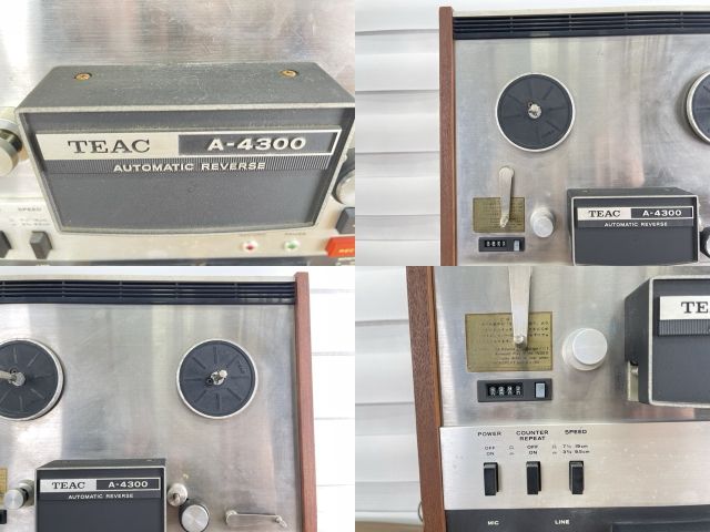 オープンリールデッキ【中古】通電確認済み TEAC ティアック A-4300
