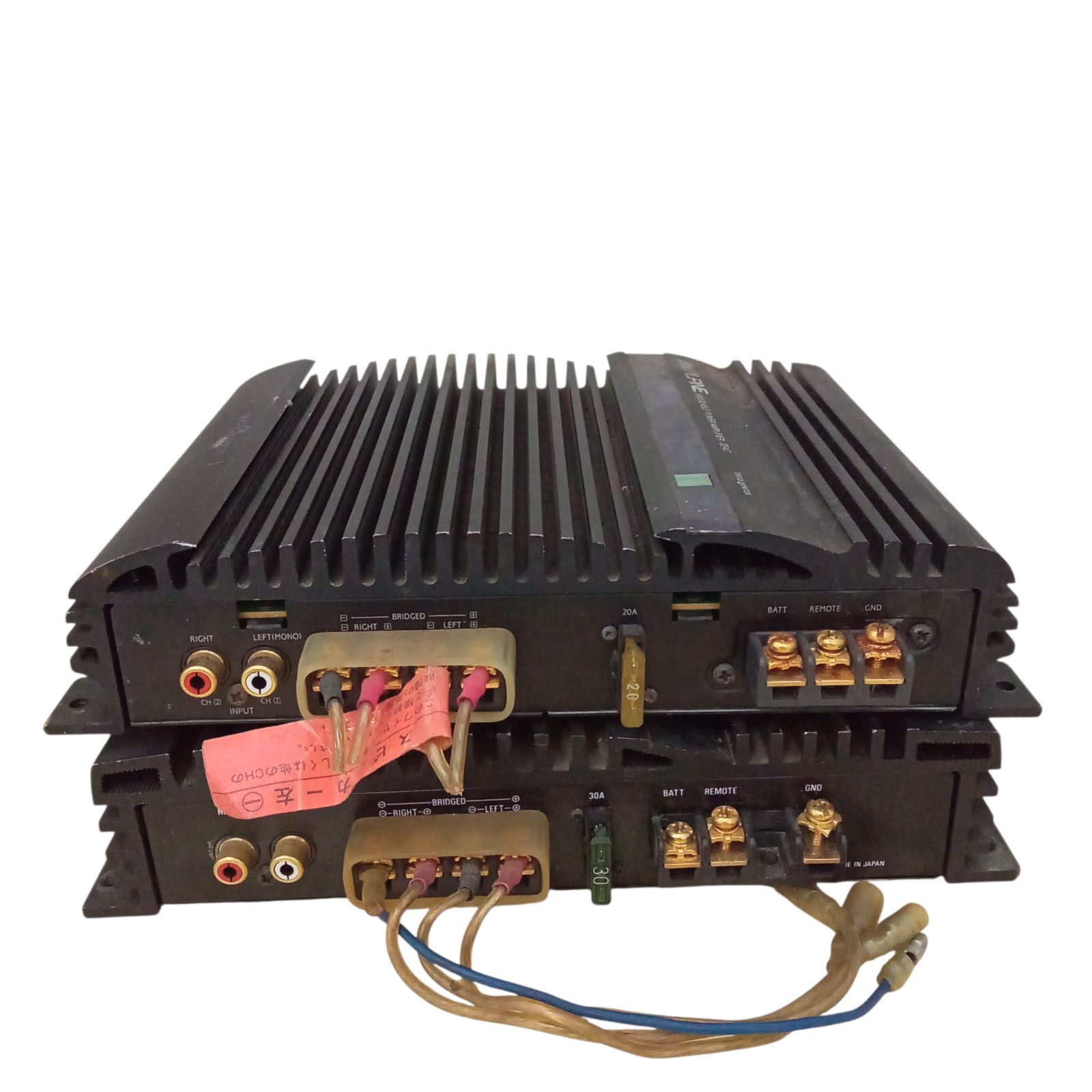 X01076 パワーアンプ本体のみ ALPINE 3547 2個セット オーディオ