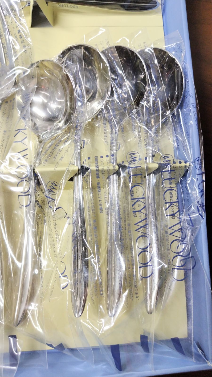 ◎I 813 LUCKY WOOD カトラリーセット 20本セット ｍ.ｆ