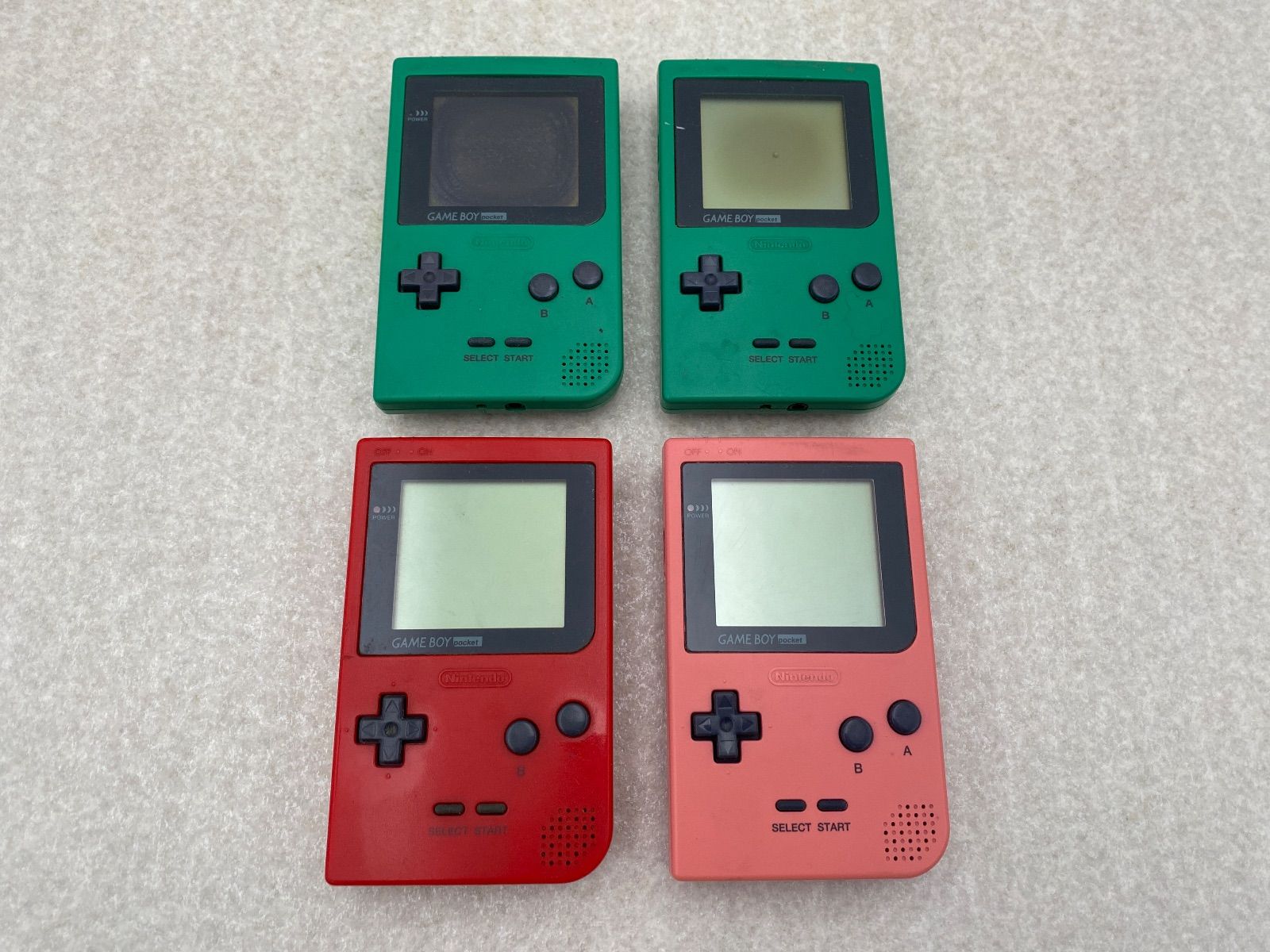 ゲームボーイポケット 本体 まとめ売り 4点