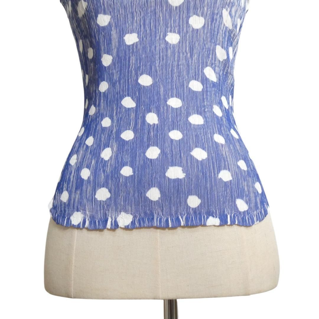 極美品 me ISSEY MIYAKE ミーイッセイミヤケ フリーサイズ ドット柄