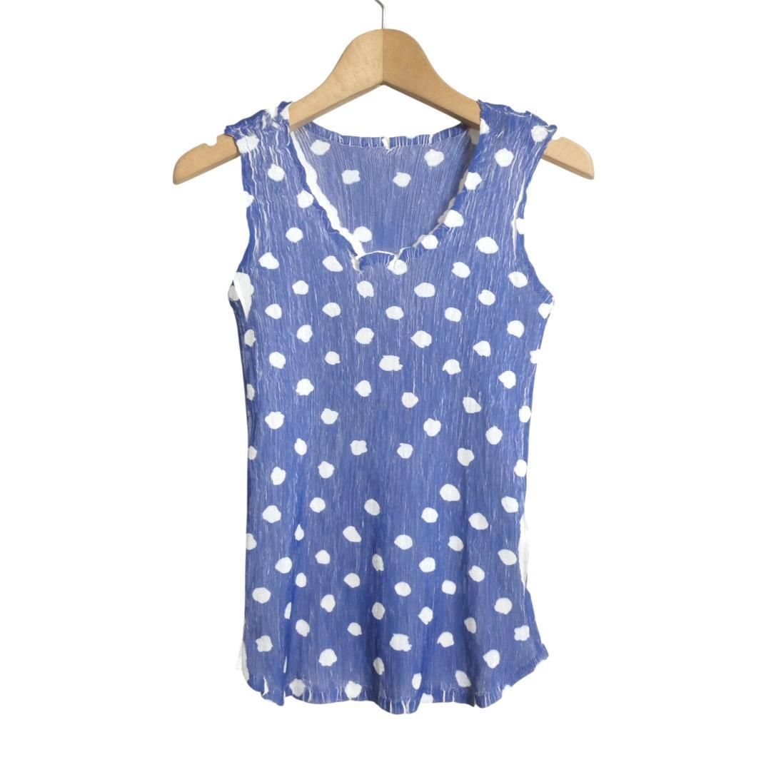 極美品 me ISSEY MIYAKE ミーイッセイミヤケ フリーサイズ ドット柄