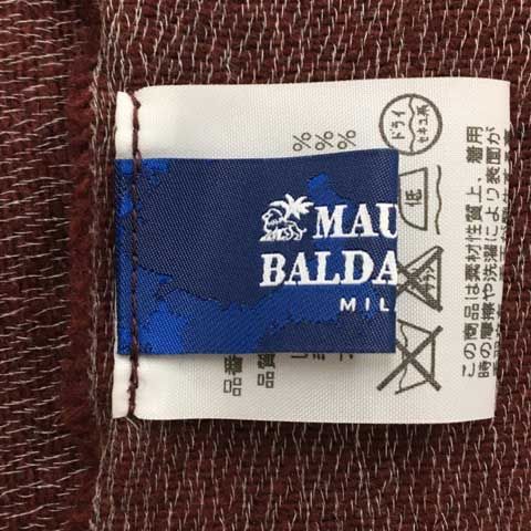 280 新品 マウリツィオ バルダサーリ ウールマフラー ストール イタリア製 マウリツィオ バルダサーリ MAURIZIO BALDASSARI ストール マフラー
