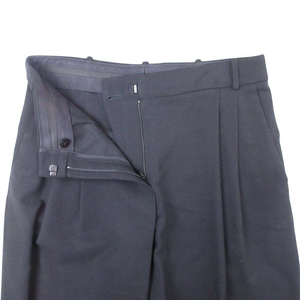 美品 BALENCIAGA バレンシアガ 2タック テーパードパンツ プリーツ