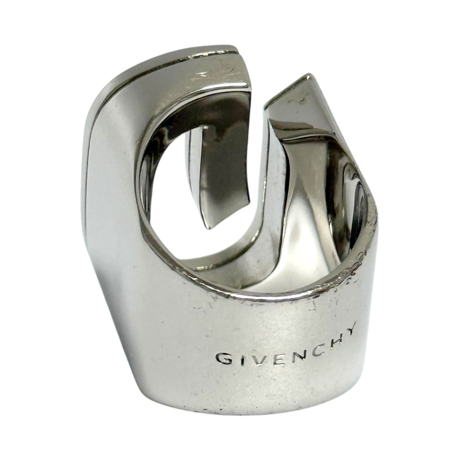 ジバンシィ メンズ G リンク カクテル リング 指輪 14号 54 シルバー色