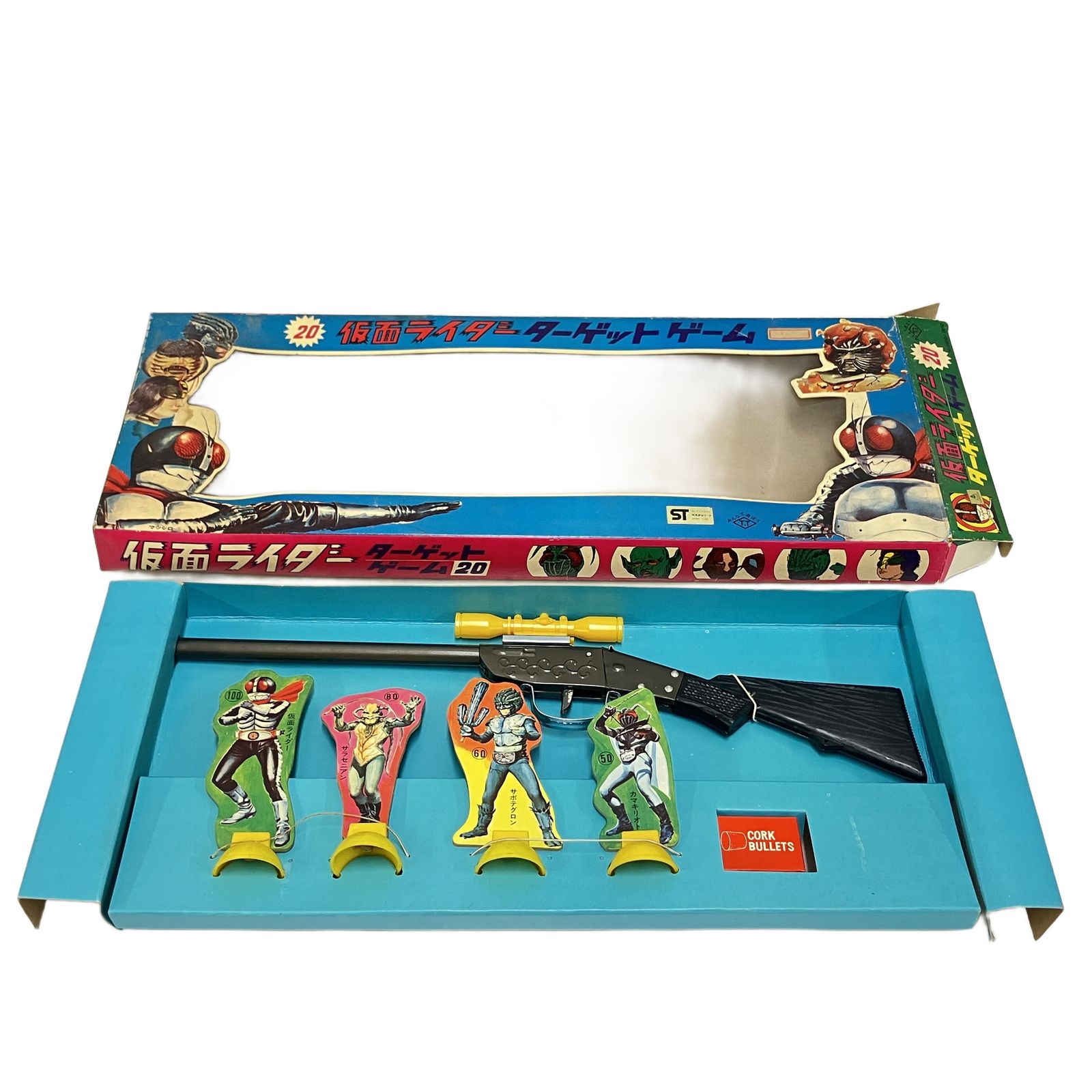 Bandai アクションゲーム ターゲット昭和レトロ タカトク 仮面ライダー ターゲットゲーム 20 1970年代 当時物