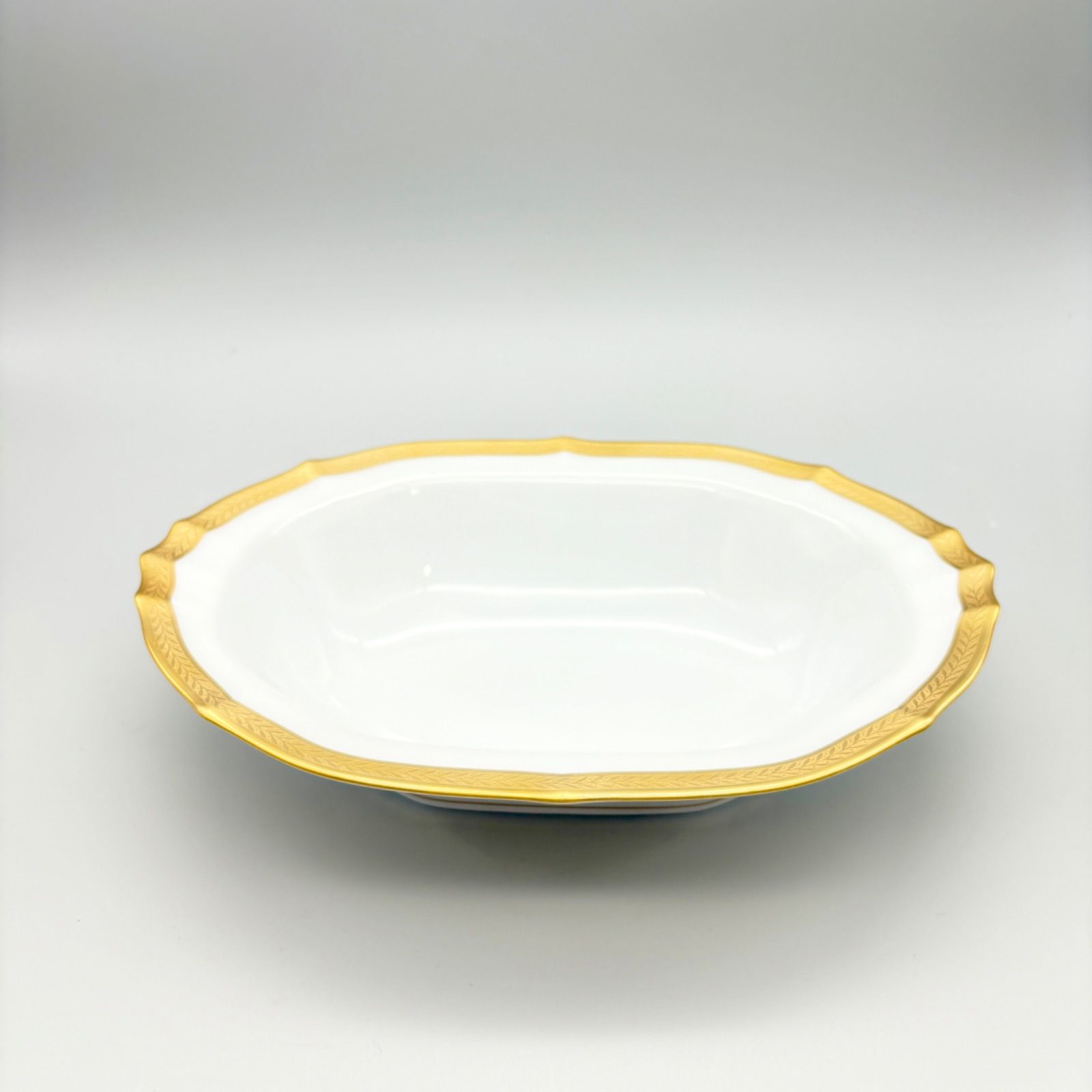 ノリタケ NORITAKE ダイヤモンドコレクション 金彩 オーバルボウル 深
