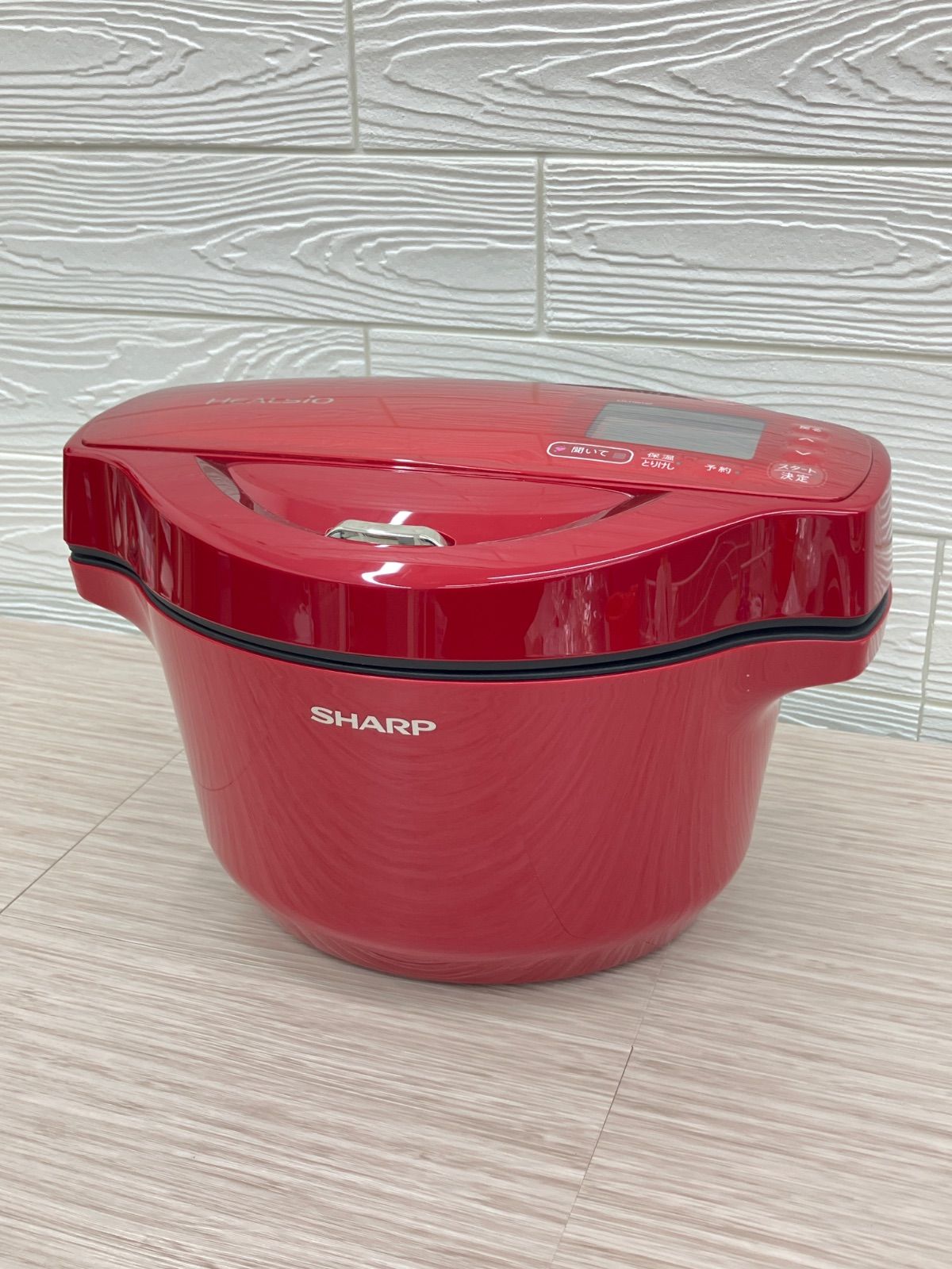 美品】SHARP 自動調理鍋 KN-HW16F ヘルシオ ホットクック 赤 - メルカリ