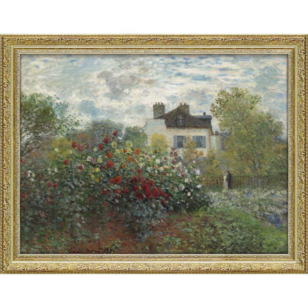 絵画 モネ「庭園のアーチスト」 - メルカリ