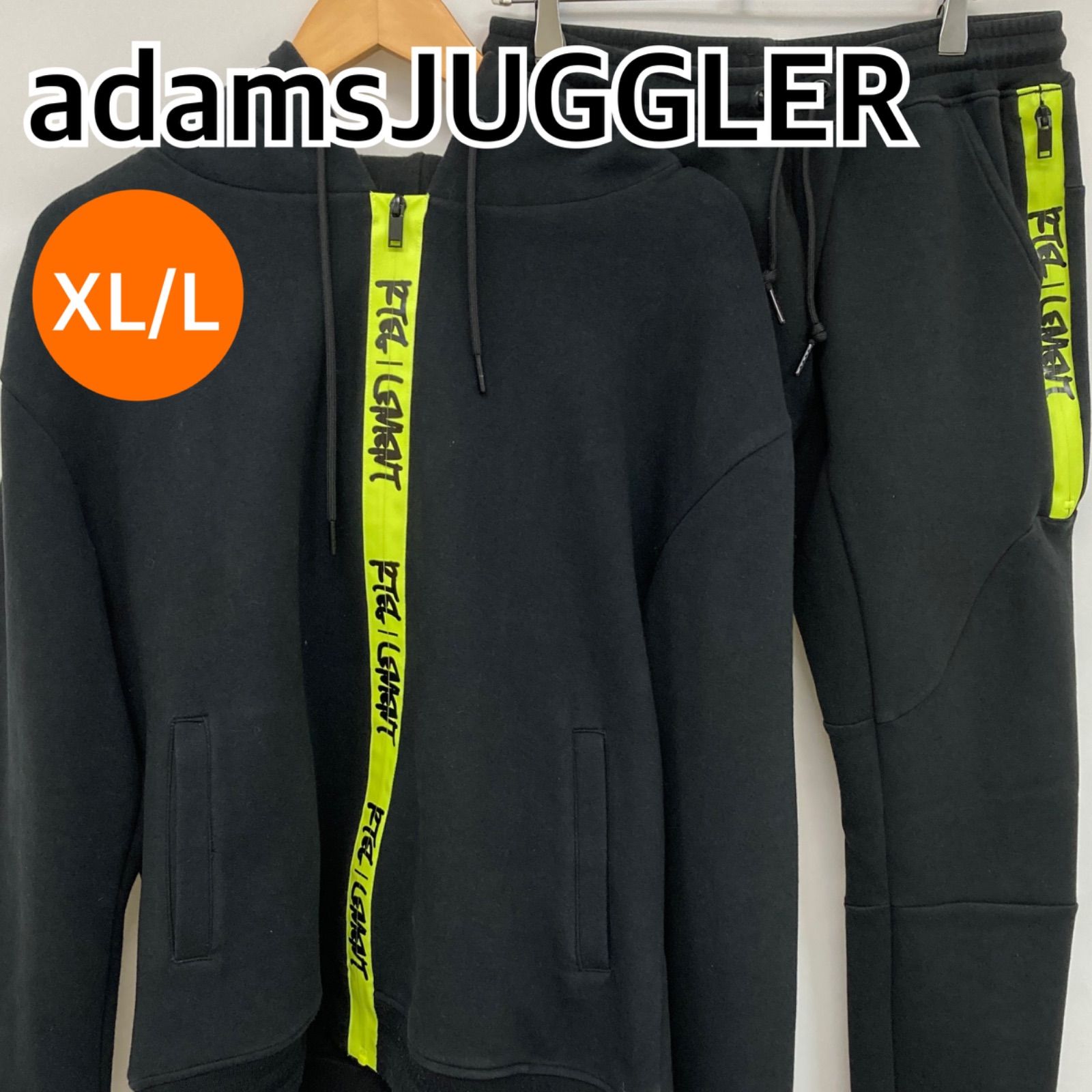 adamsJUGGLER アダムスジャグラー セットアップ パーカー パンツ RTEG