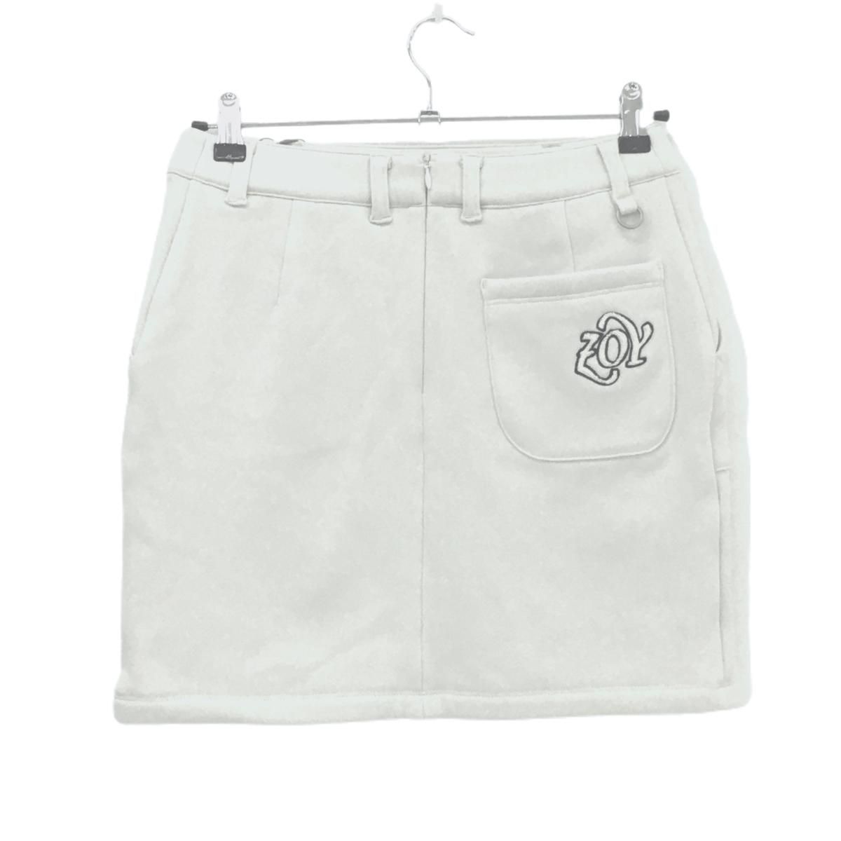 新品】ゾーイ スカート ライトグレー 裏起毛 ロゴ レディース 36(S