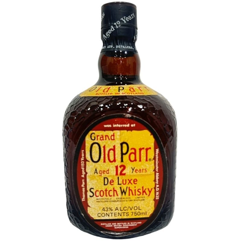 【未開栓】GRAND Old Parr 12年 オールドパー 3本 旧750ml 新品未開栓】オールドパー12年 750ml 43度 - メルカリ