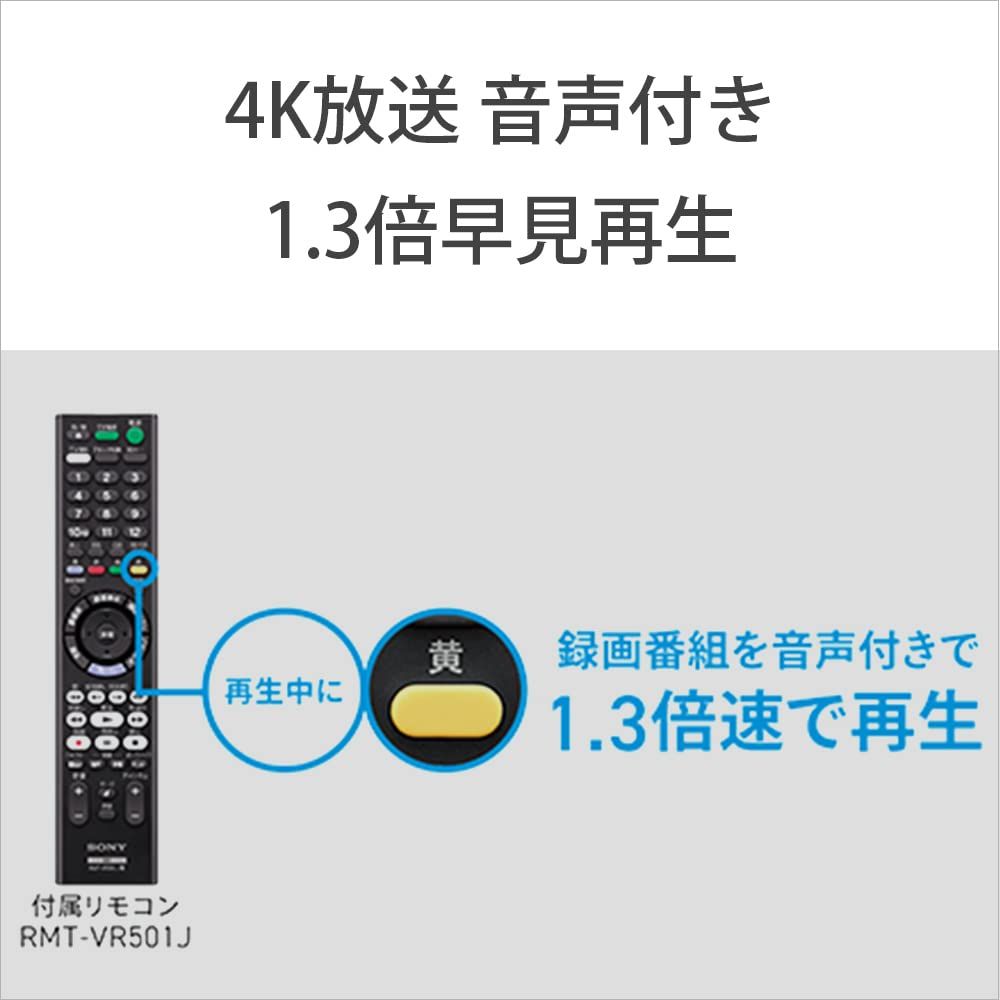 ソニー 2TB 2チューナー 4K ブルーレイレコーダー BDZ-FBW2100 4K放送