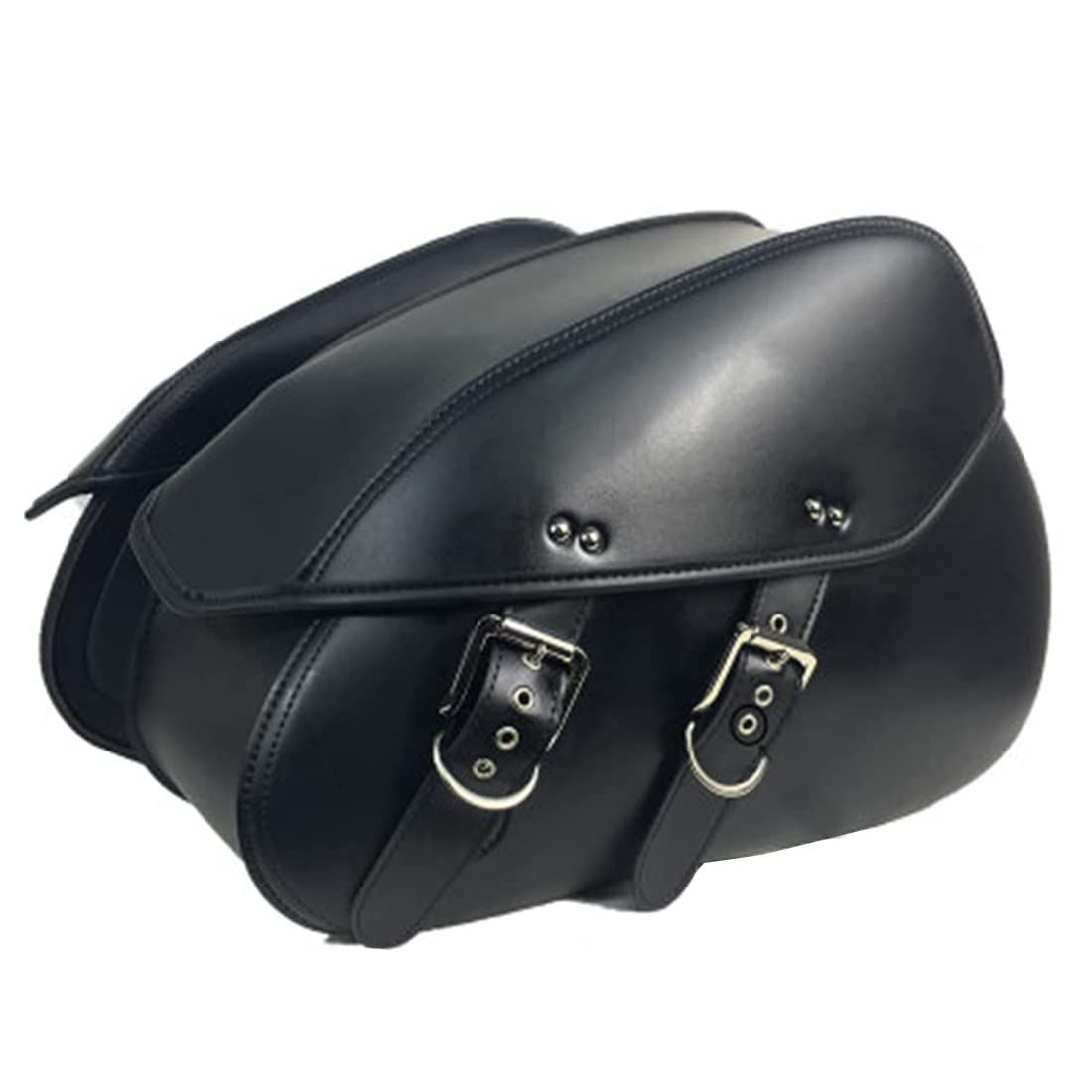 新品 ZSADZS バイク用 アメリカン サドルバッグ サイドバッグ 大容量 