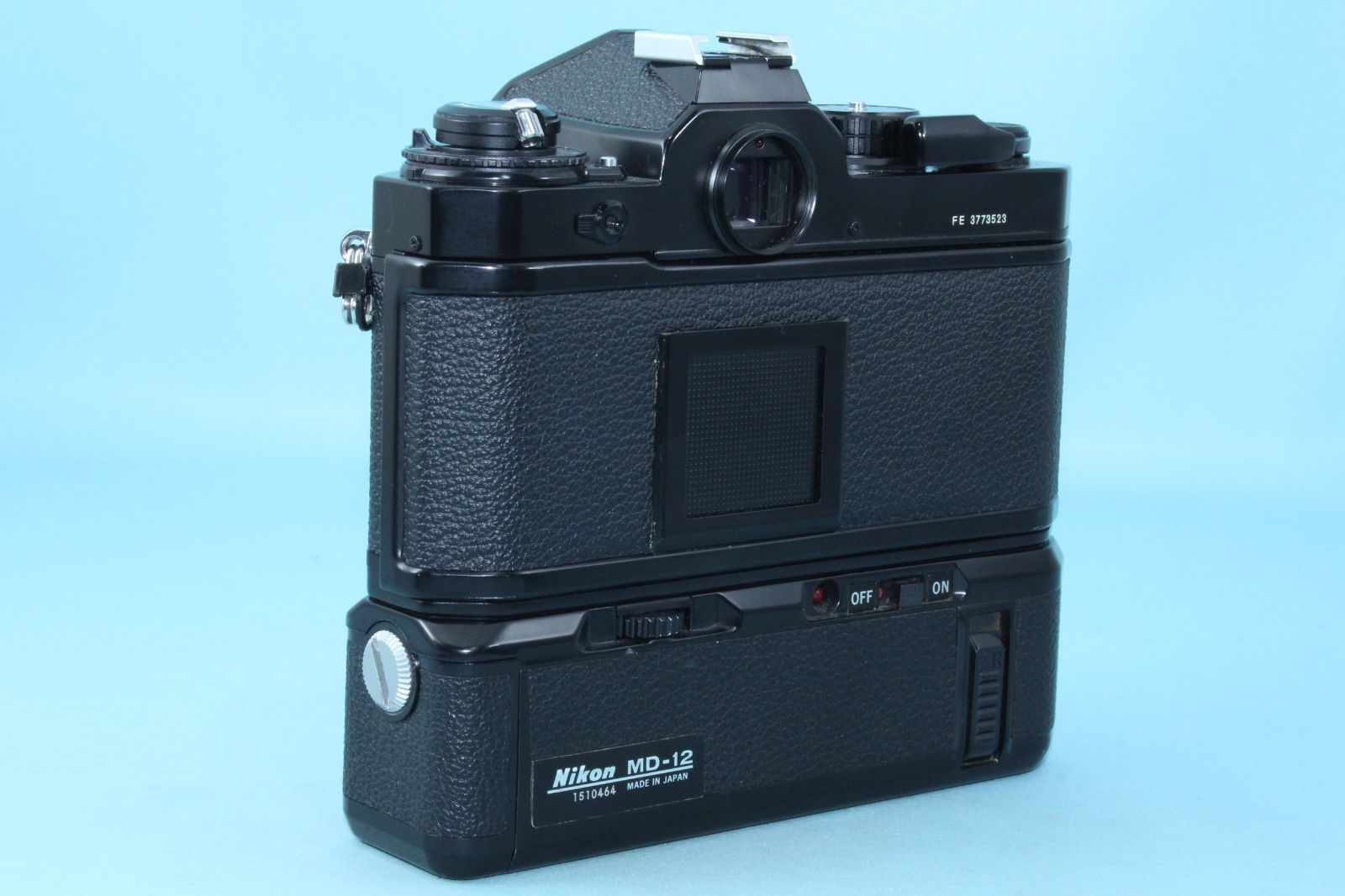 完動美品 Nikon FE ブラック MD-12 返品保証 ニコン 一眼レフフィルム