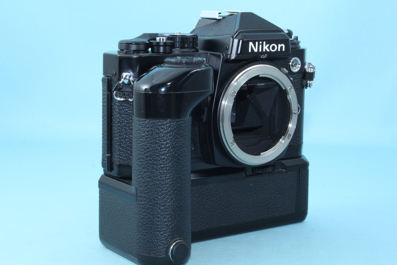完動美品 Nikon FE ブラック MD-12 返品保証 ニコン 一眼レフフィルム