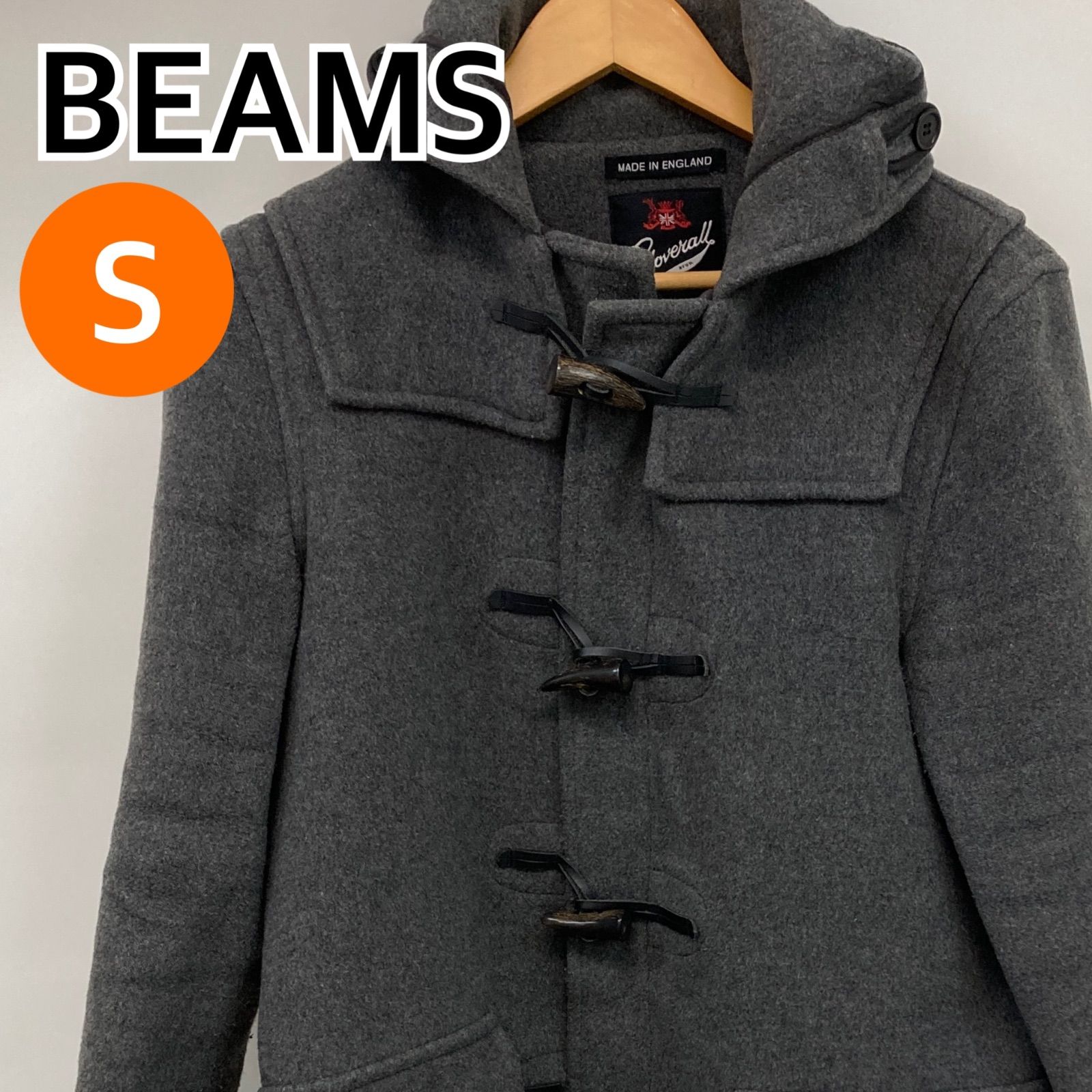 BEAMS ビームス アウター コート ダッフルコート グレー レディース S 
