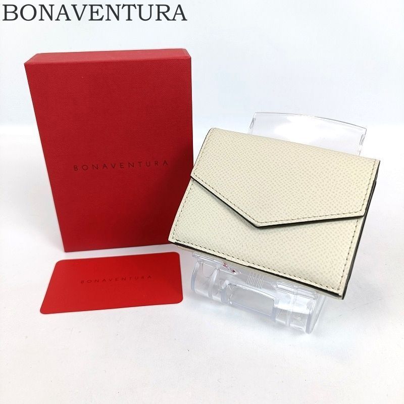 良品 BONAVENTURA ボナベンチュラ コンパクトウォレット 三つ折り財布