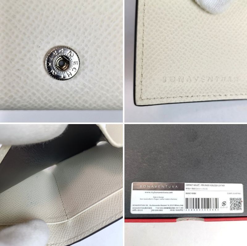 良品 BONAVENTURA ボナベンチュラ コンパクトウォレット 三つ折り財布