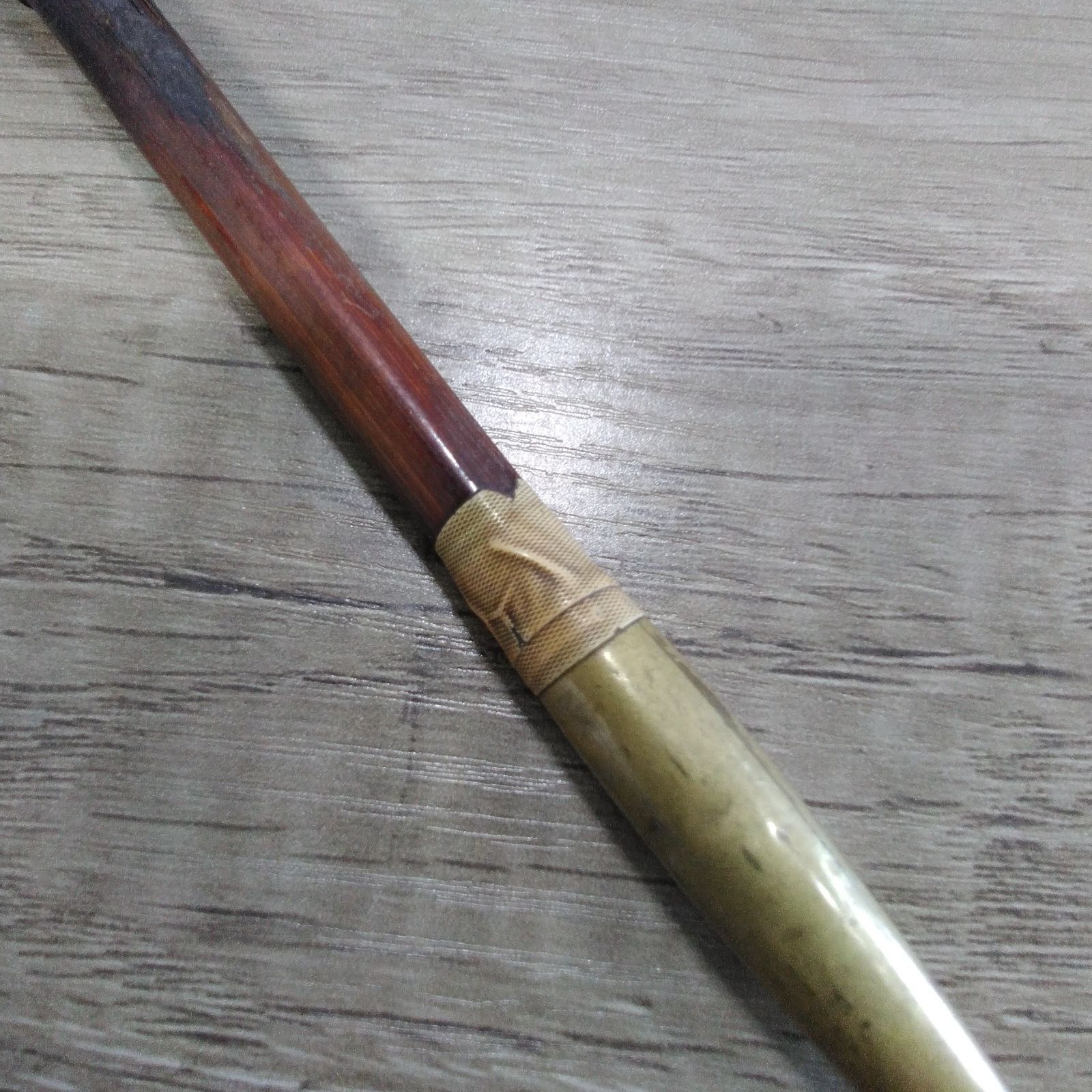 古い煙管二本 キセル 2本 傷あり 煙管 アンティーク 喫煙具 雑貨 パイプ 時代物 昭和