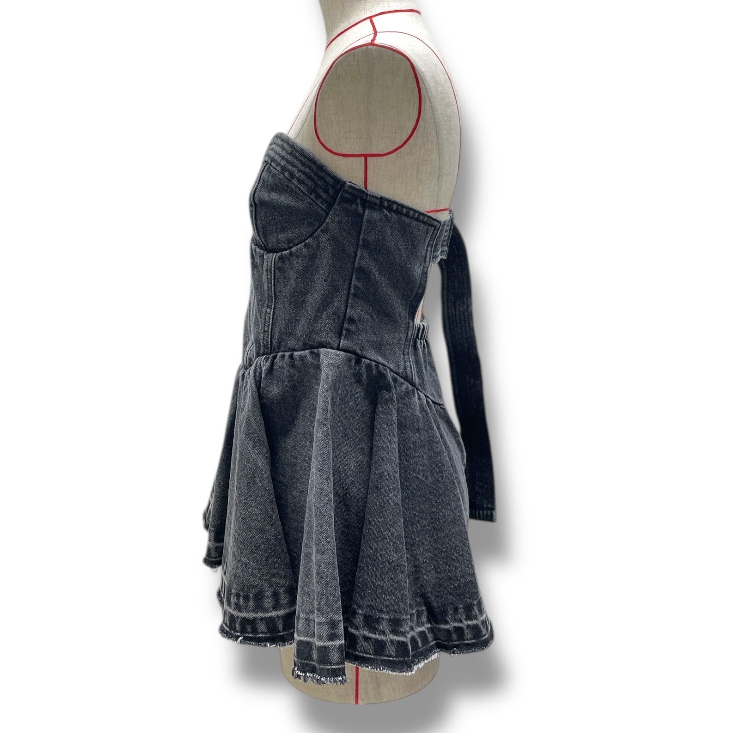 MAISON SPECIAL メゾンスペシャル デニムビスチェ トップス フレア