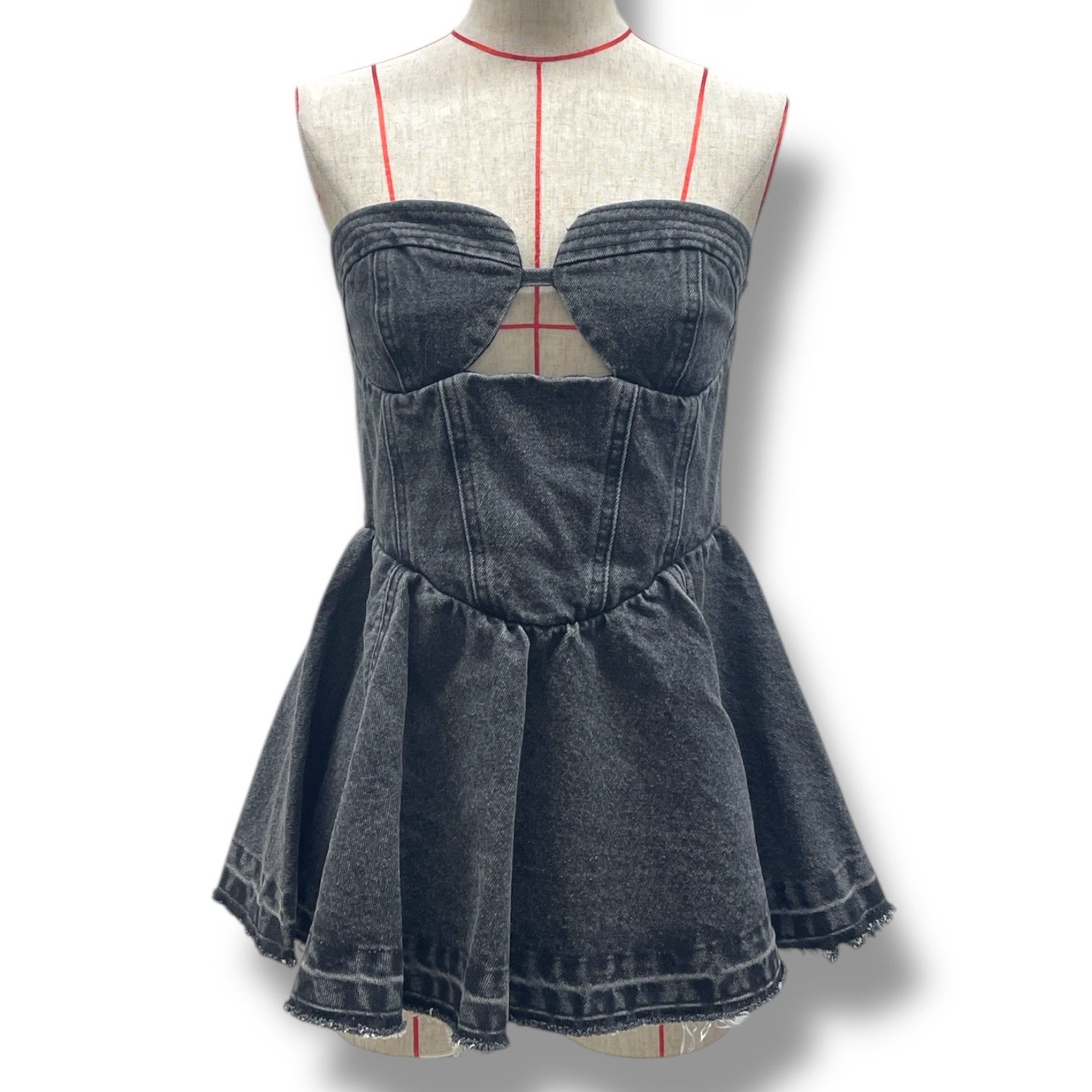 MAISON SPECIAL メゾンスペシャル デニムビスチェ トップス フレア