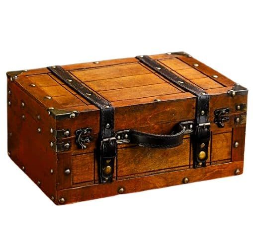 merrytime ヴィンテージ 木製チェスト アンティーク調 小型収納