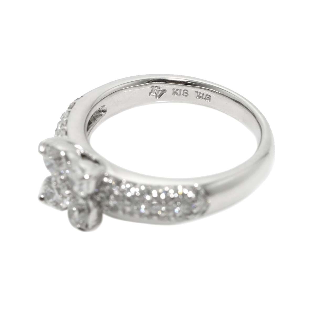 ポンテヴェキオ Ponte Vecchio 10号 リング ダイヤ 1.00ct K18 WG 