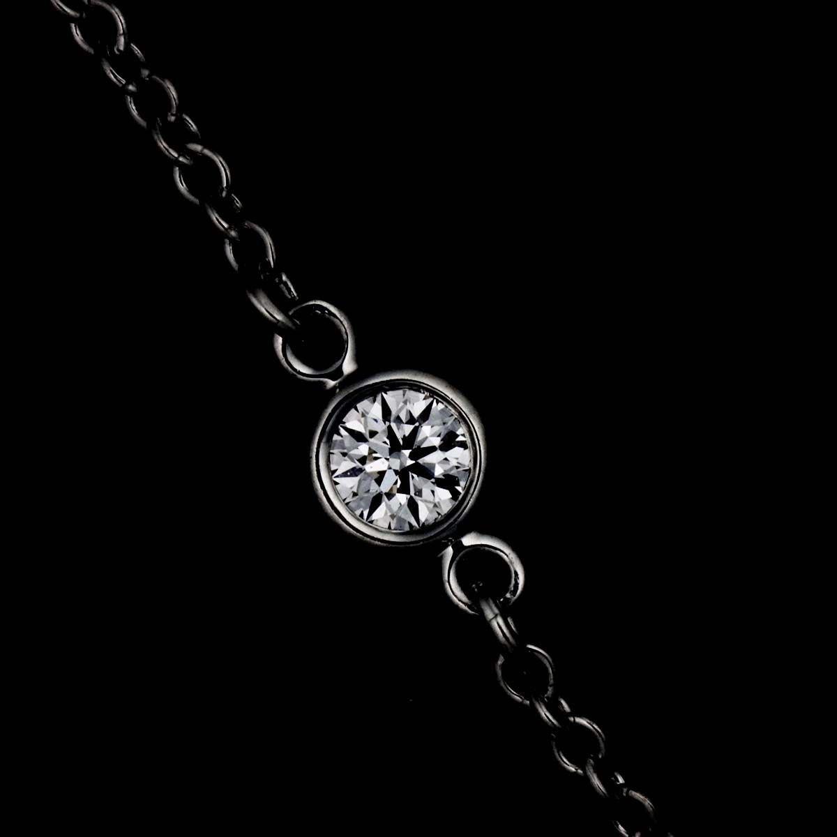 ティファニー バイザヤード ブレスレット 3ポイントダイヤ【23140】 ティファニー バイザヤード ブレスレット 3ポイントダイヤ【23140